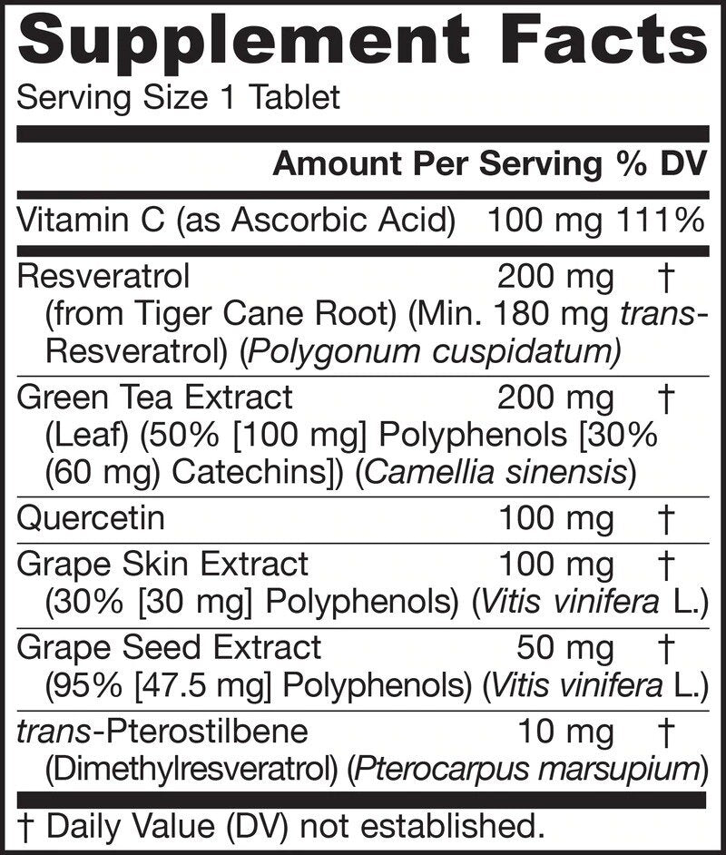 Resveratrol Synergy® 200 mg - Resveratrol 60 tab
