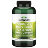 Rhodiola Holy Basil Valerian Stress Complex - 180 kapsula