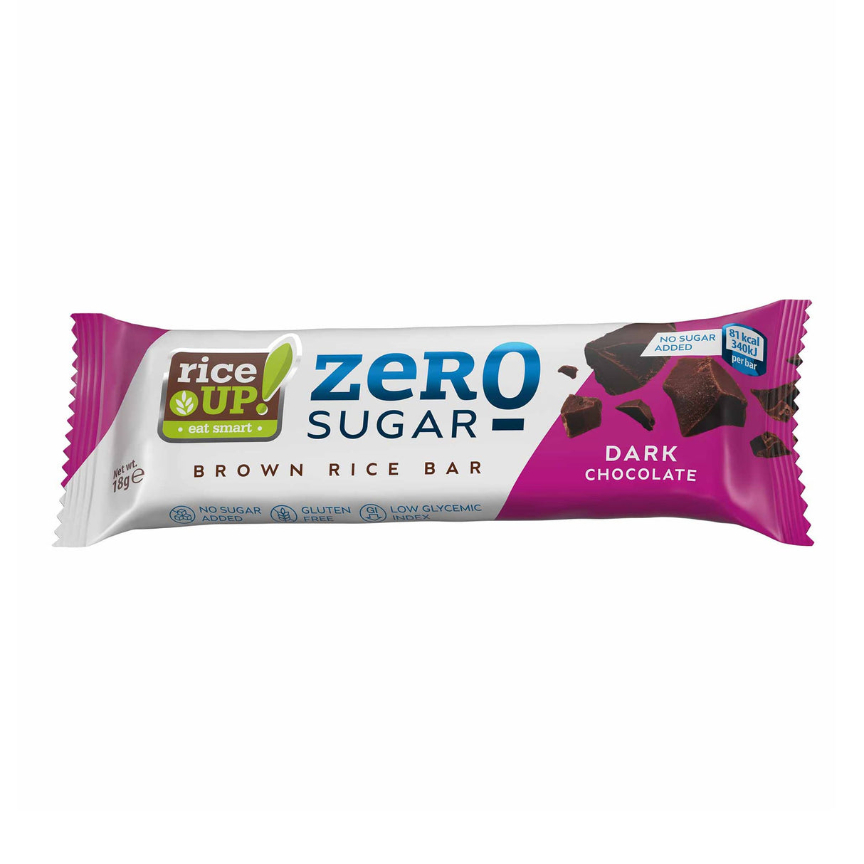 RiceUP! ZERO SUGAR - Rižina pločica 18 g