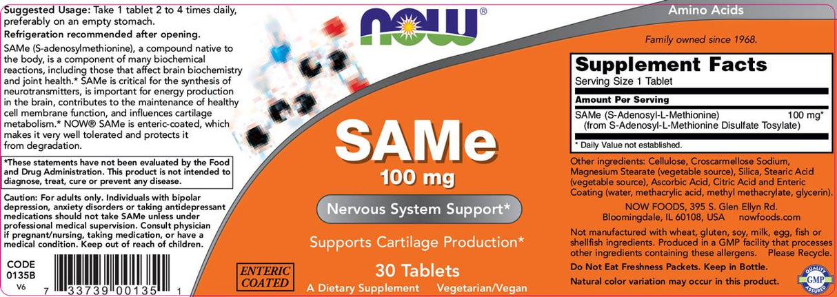 SAMe 100 mg [30 tableta]