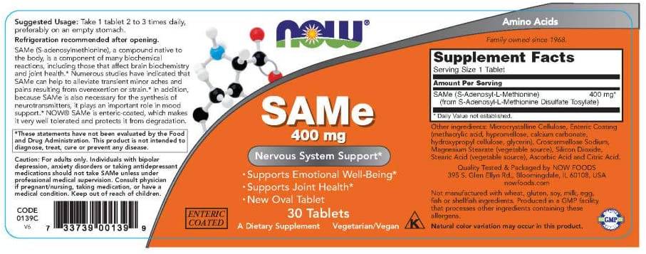 SAMe 400 mg - 30 tableta