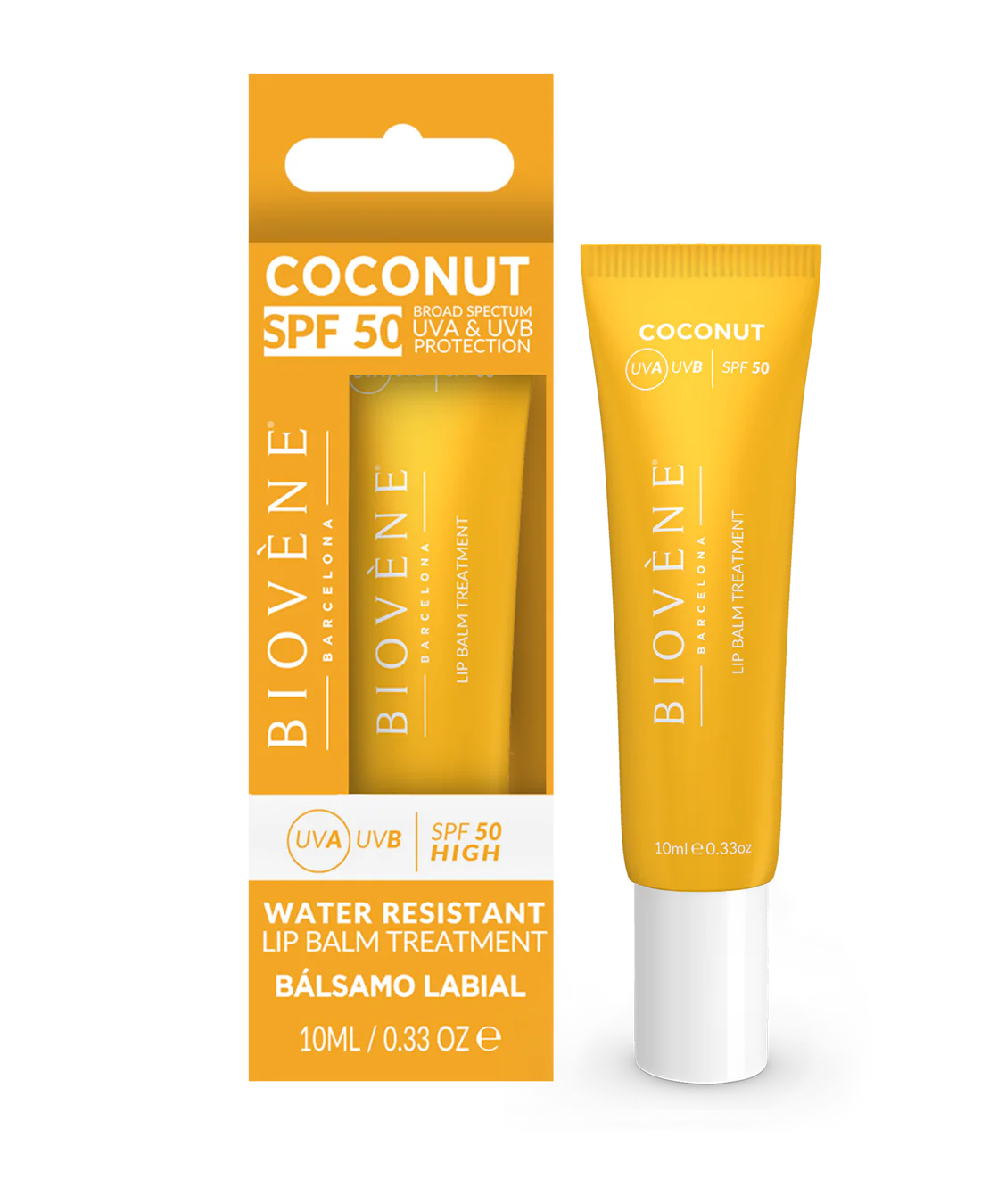 Balzam za usne za sunčanje s kokosom SPF 50 - 10 ml