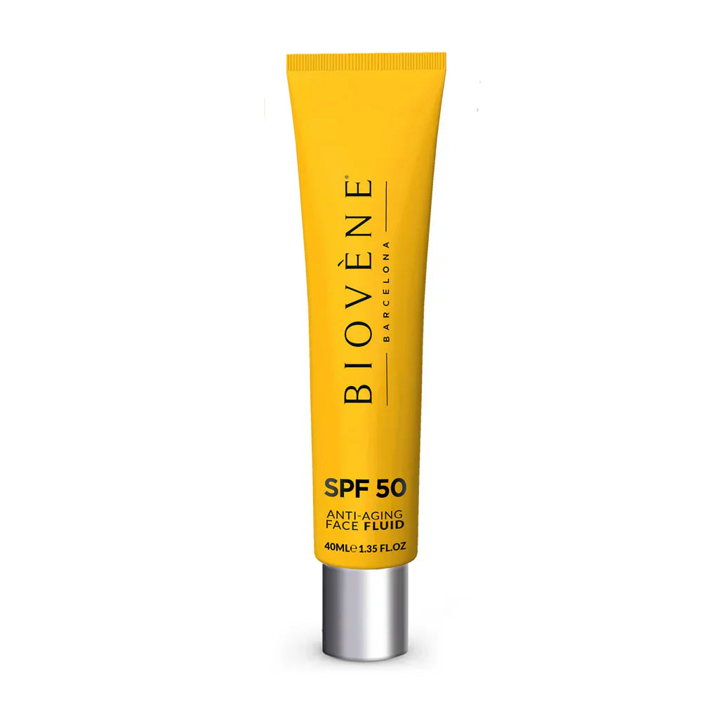 Hidratantna krema za sunčanje lica SPF 50 s hijaluronskom kiselinom protiv starenja - 40 ml