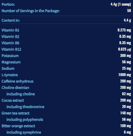 STIM PAK [220 grama, 50 porcija]