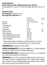 Arktički bakalar ulje jetre 1060 mg - 237 ml