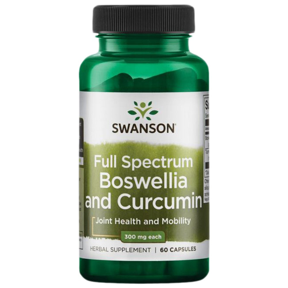 Puni spektar Boswellia i kurkumin - 60 kapsula