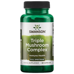 Triple Mushroom Complex 600 mg - 60 capsules - Nutra Best Europe