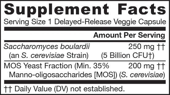 Saccharomyces Boulardii + MOS - 90 kapsula