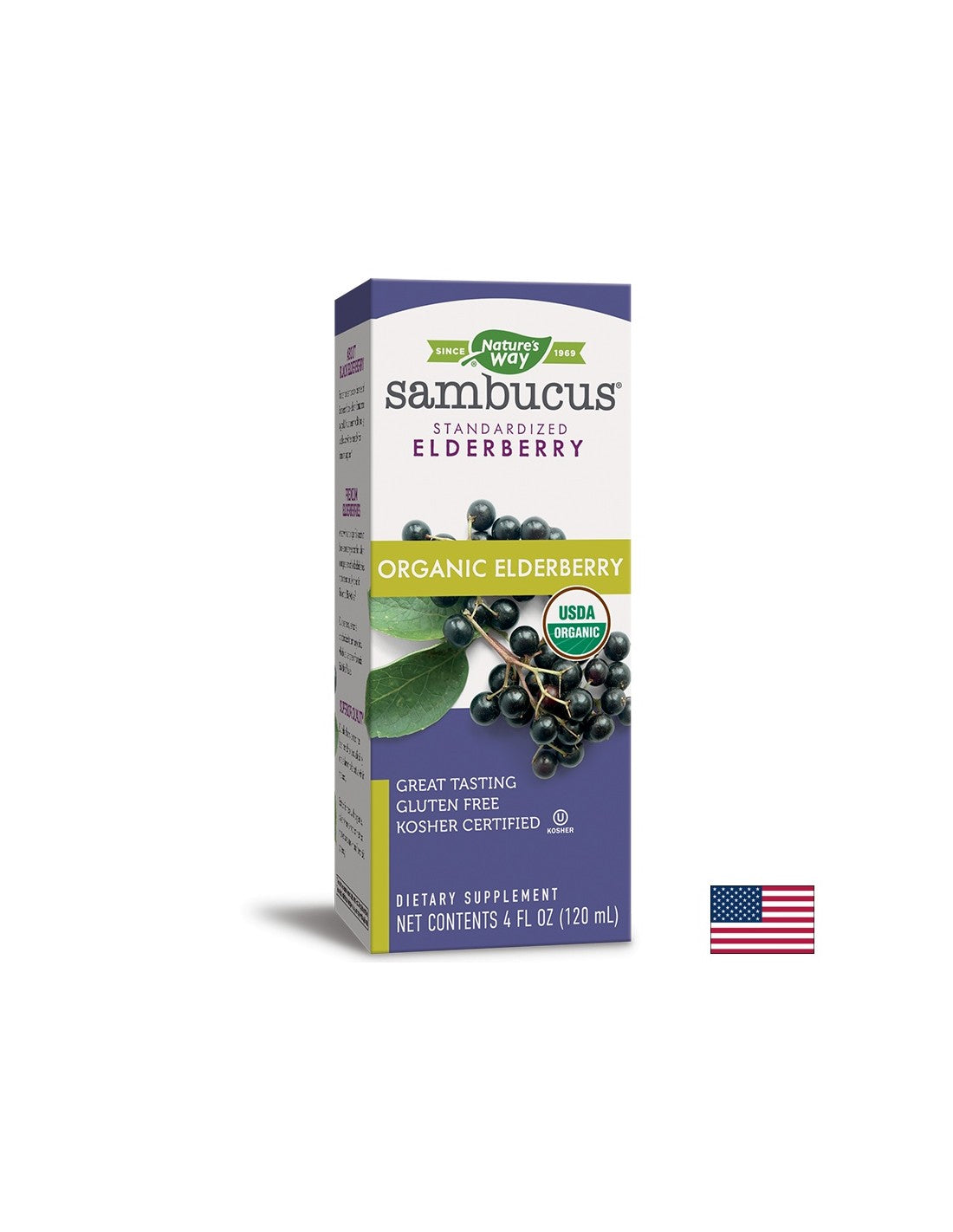 Sambucus organski sirup x 120 ml Nature's Way
