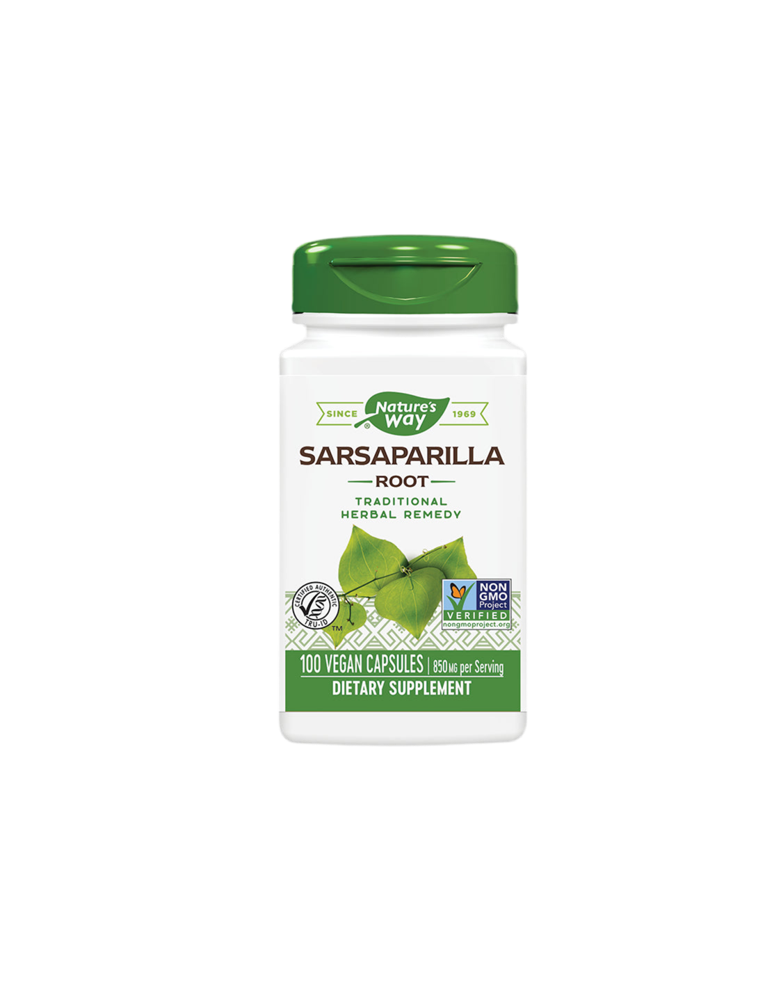 Korijen sarsaparille 425 mg - 100 kapsula
