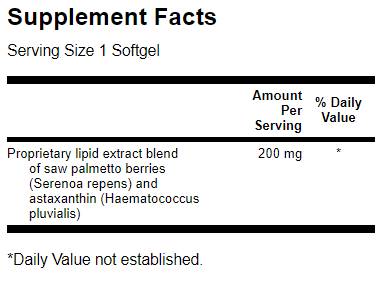 Saw Palmetto/Astaxanthin Prostate Complex 60 gel kapsula