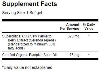Saw palmetto - maksimalna čvrstoća 320 mg 60 gel kapsula