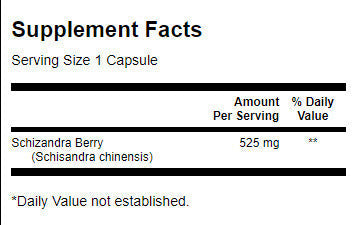 Schizandra Bobice 525 mg - 90 kapsula