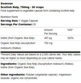 Škotska alga 750 mg 30 kapsula