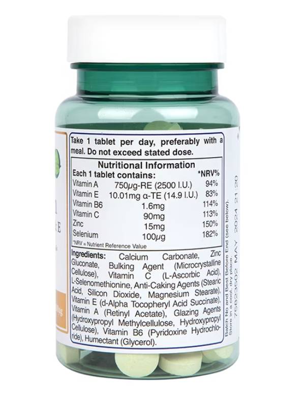 Selen 100 mcg + cink & Vitamini A, C & E - 120 tableta