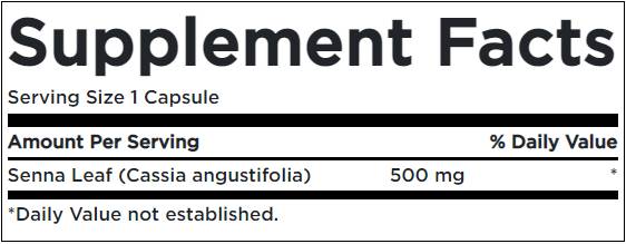 List sene 500 mg - 100 kapsula
