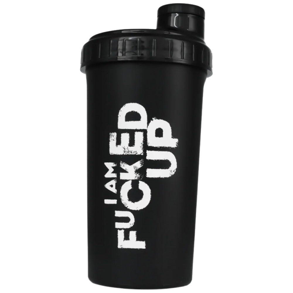 Shaker | I AM FUCKED UP - Crna - 700 ml