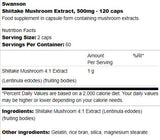 Ekstrakt gljive Shiitake 500 mg 120 kapsula