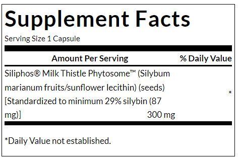 Siliphos fitosom čička 300 mg - 60 kapsula