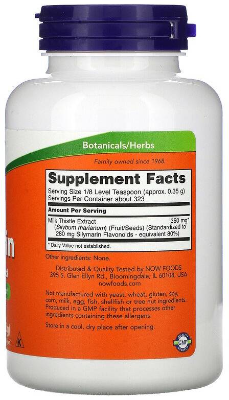 Silymarin Milk Thistle Extract/Prah - 113 grama