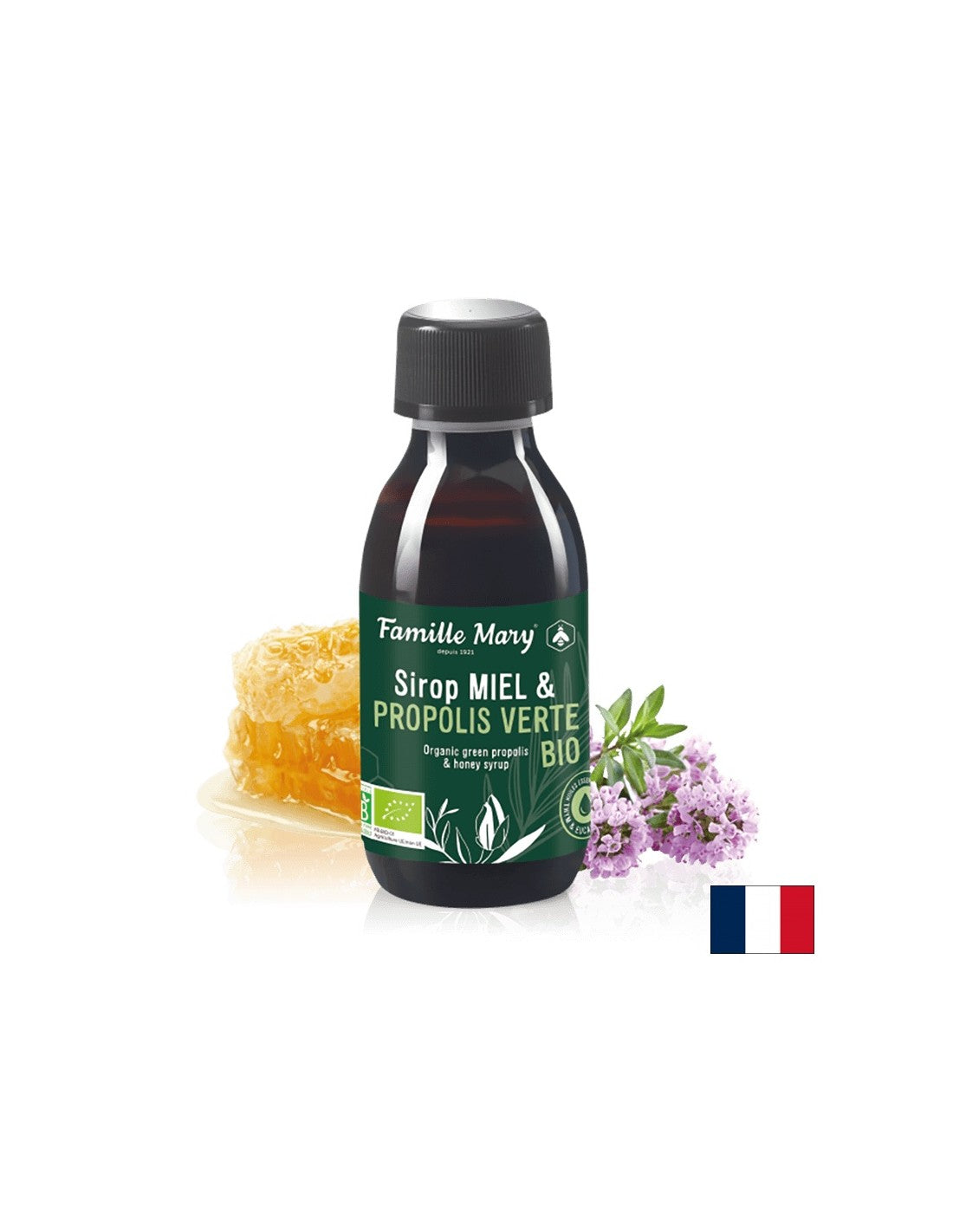 Sirop Miel & Propolis Verte Bio/Sirup s medom i zelenim propolisom organski, 150 ml Famille Mary