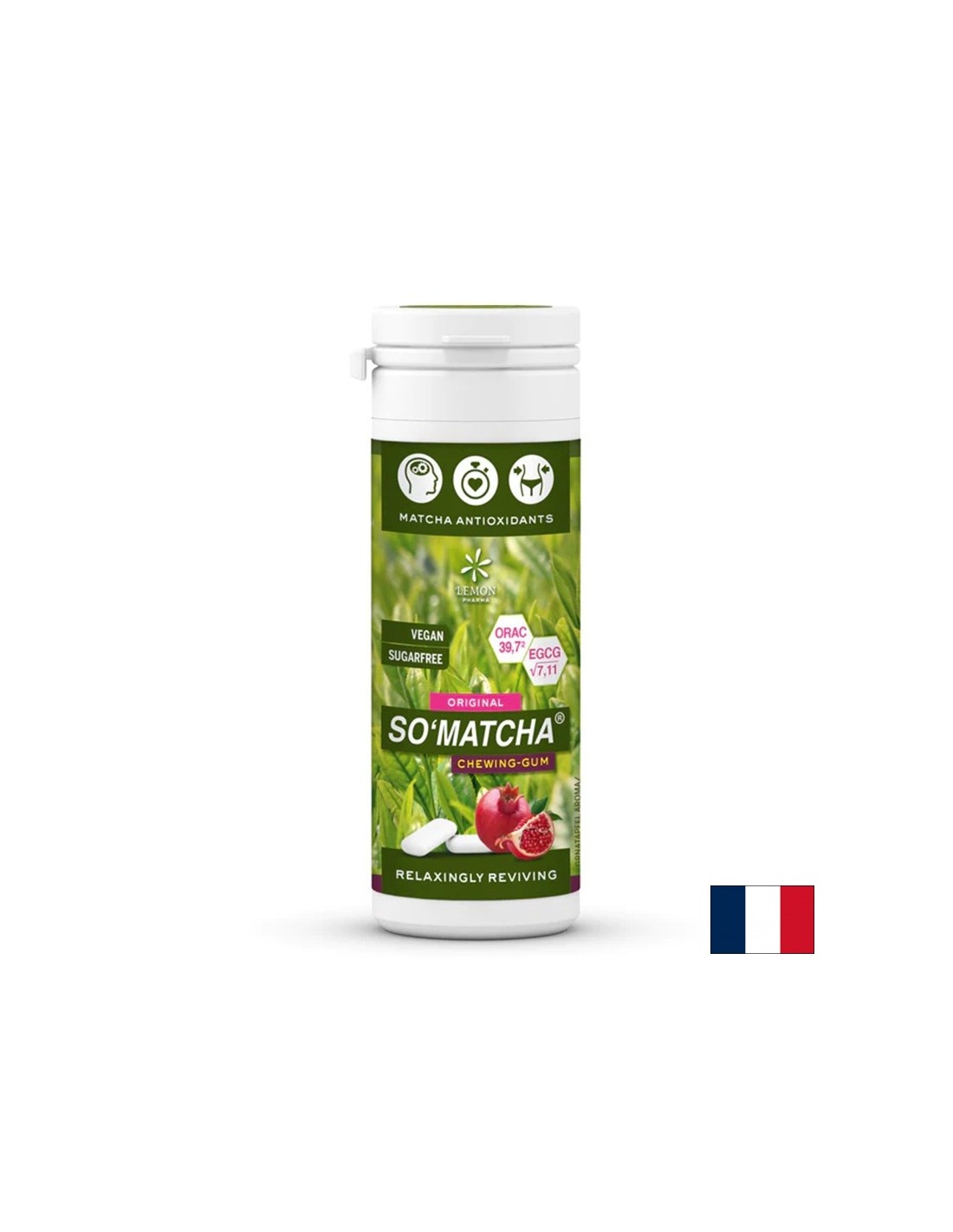 Žvakaće gume s Matcha - So Matcha®, 30 g