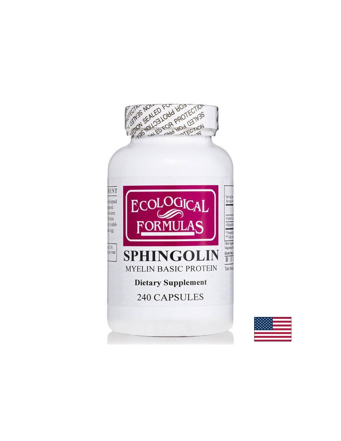 Zaštita živčanih stanica - Sfingolin - mijelinski protein - kod demijelinizacije, 240 kapsula