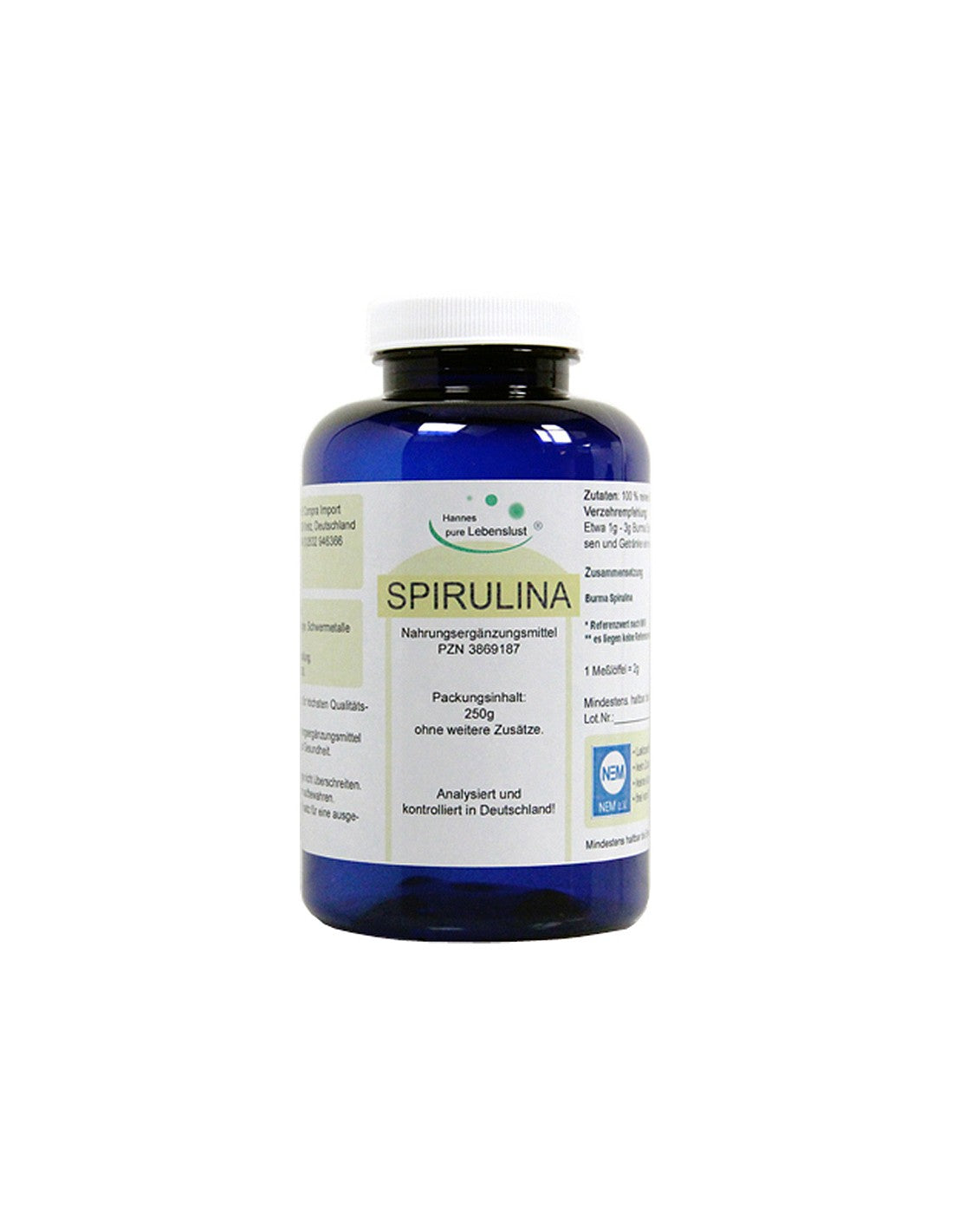 Spirulina - Spirulina, 250 g (prah) El Compra