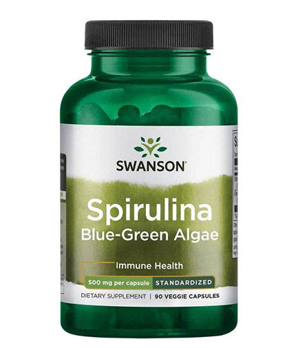 Spirulina modro-zelena alga 10% fikocijanin 500 mg - 90 kapsula