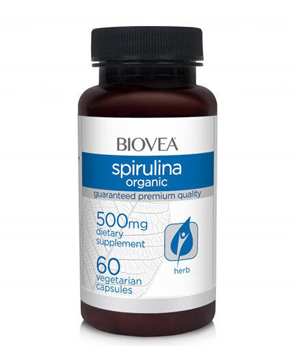 Spirulina Organic 500 mg/60 kap