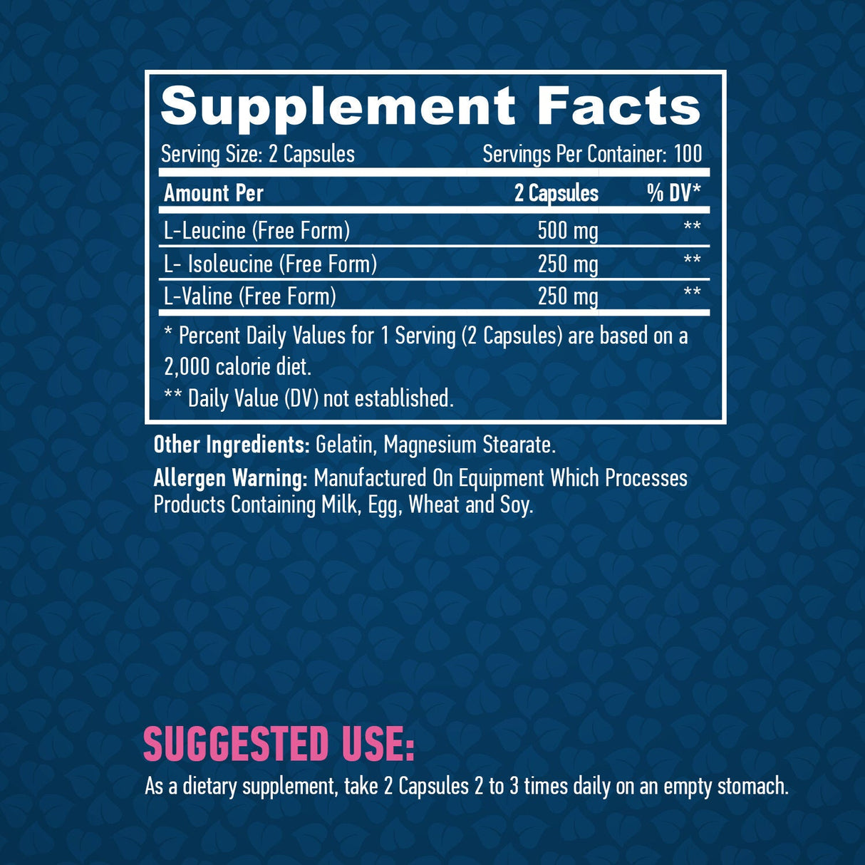 Sportski BCAA 2:1:1 500 mg/200 kap