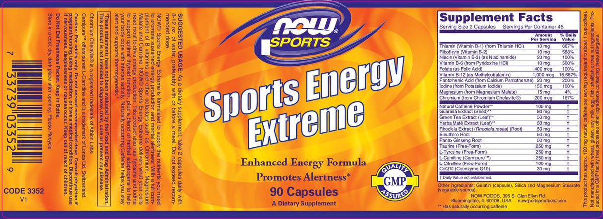 Sports Energy Extreme - 90 kapsula