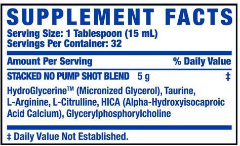 Naslagani-NO Pump Shot | Stim-Free - 480 ml