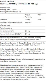 Ulje zvjezdanog cvijeta 1000 mg | Sa vitaminom B6 - 100 kapsula