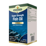 Koncentrirano riblje ulje (Super Strength Fish Oil) 1200 mg 60 mekih kapsula NaturesAid