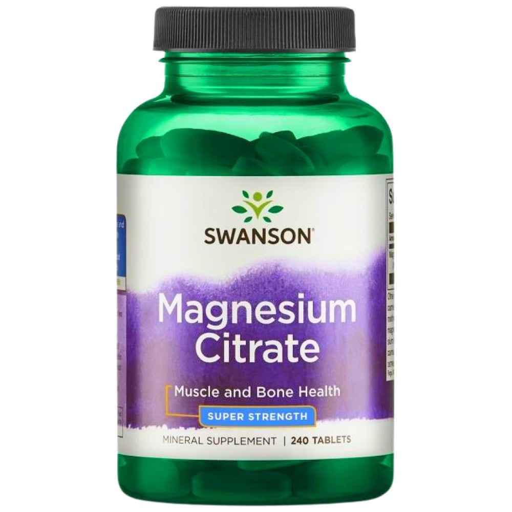 Super-snažni magnezijev citrat 225 mg 240 tableta