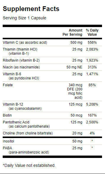 Super Stress Vitamin B-kompleks s vitaminom C - 240 kapsula