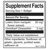 Sinergijski lutein za zdravlje očiju & Zeaksantin 22 mg - 60 gel kapsula
