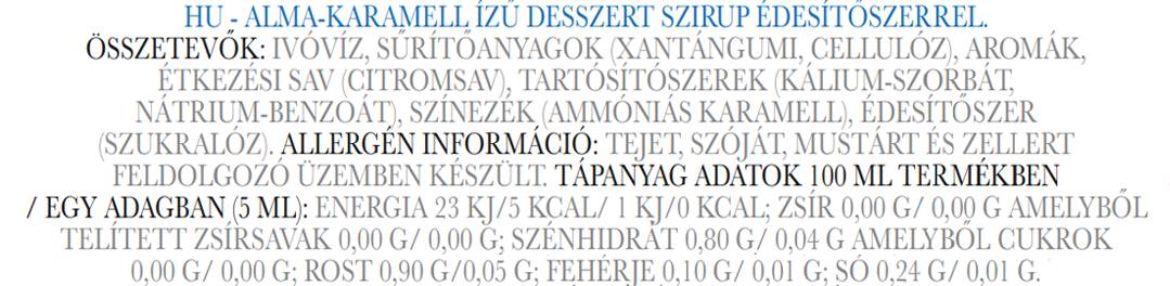 Sirup | Keto Friendly Zero Calorie - Različiti okusi 350 ml