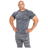 Muška majica kratkih rukava/T-shirt 01 LM Compression Dark Grey