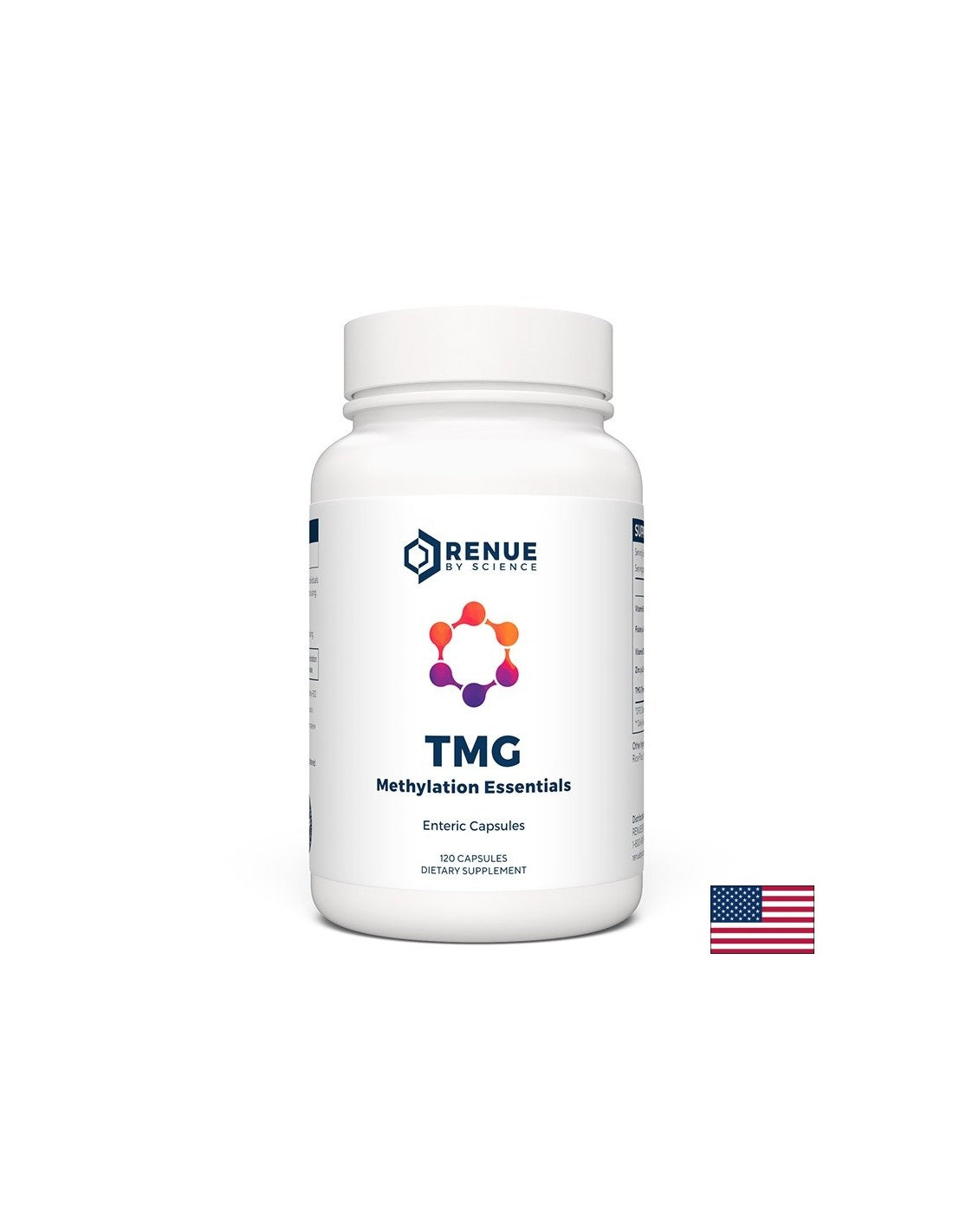 Protiv starenja, zaštita DNK - TMG - trimetil glicin, cink, vitamini B6 & B12, Folna kiselina, 120 kapsula za 4 mjeseca uzimanja