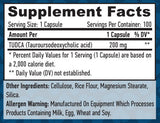 TUDCA 200 mg/100 V caps