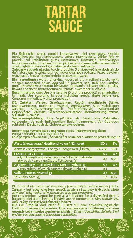 Tartar umak | Niskokalorično 410 ml