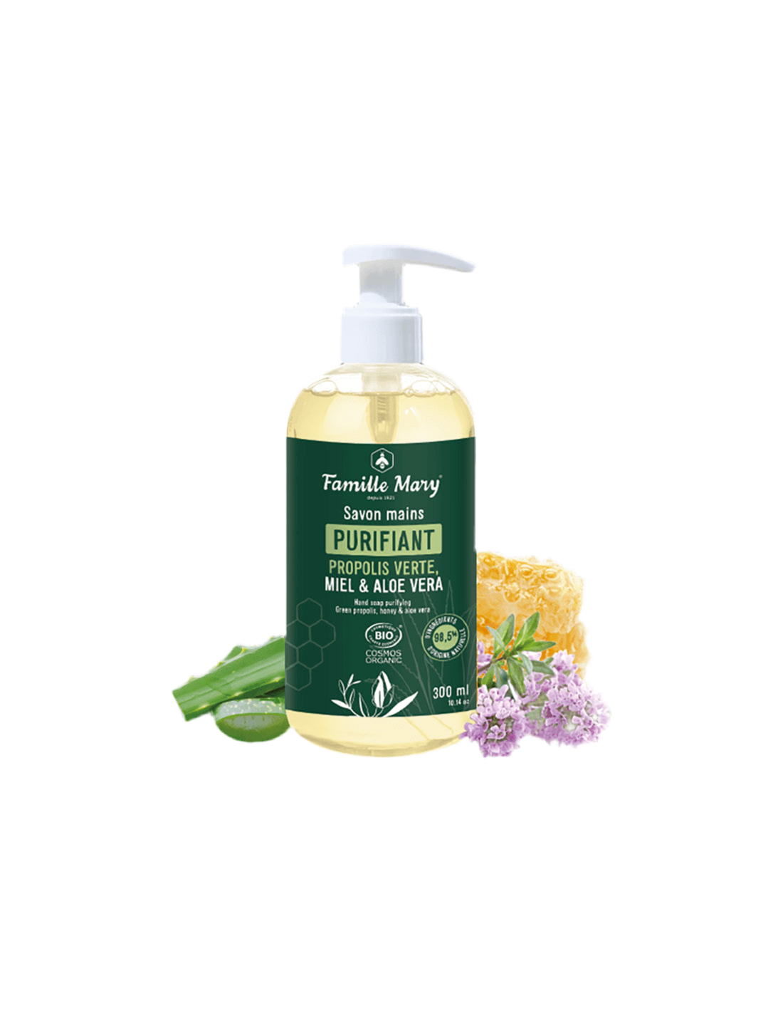 Tekući sapun za ruke sa zelenim propolisom, medom i aloe verom, 300 ml