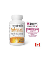 TestoVitality Regenerlife™ formula za muškarce - Testosteron, energija i muška vitalnost, 60 kapsula