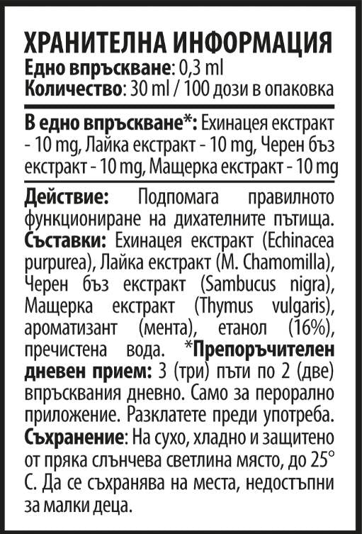 Sprej za grlo ABC 30 ml
