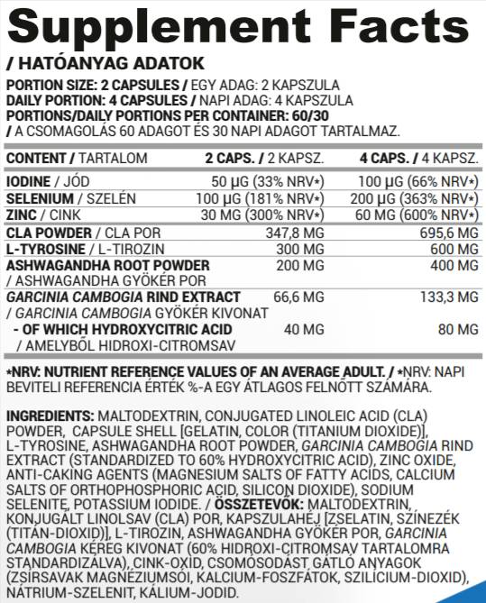 Kapice za štitnjaču | Prirodna formula za potporu štitnjače - 120 kapsula