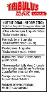 Tribulus Max Caps 200 mg 120 kapsula