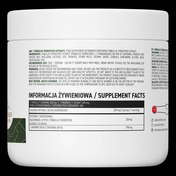 Tribulus Terrestris ekstrakt 90% | Prašak 100 grama