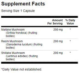 Triple Mushroom Complex 600 mg - 60 kapsula